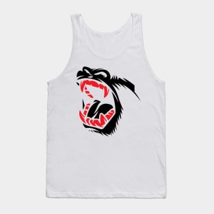 scary teeth face mask Tank Top